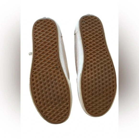 Vans Women's Pink and White Trainers size 11 - Picture 3 of 4